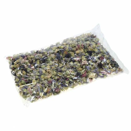Floristik24 Conjunto de artesanía de decoración en seco popurrí de flores naturales de malvavisco real de 300g