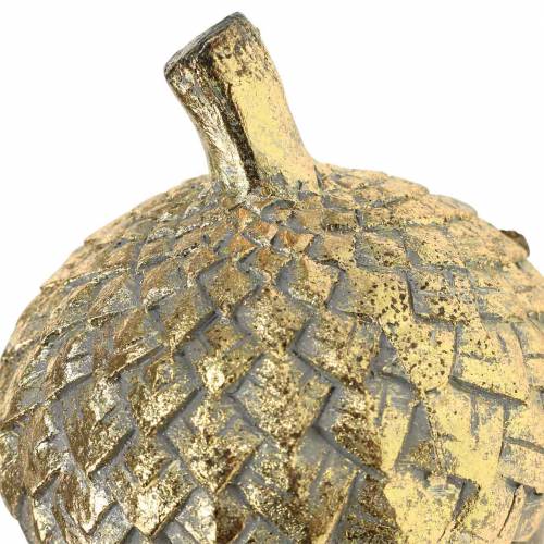Floristik24 Bellota decorativa dorada Ø7.4cm H9.7cm
