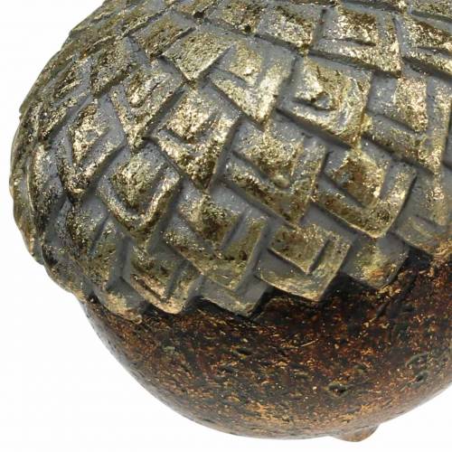 Floristik24 Bellota decorativa para colgar dorado Ø5.8cm H7.9cm