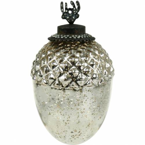 Floristik24 Bellota decorativa para colgar copa 15cm champagne 2 piezas en un set