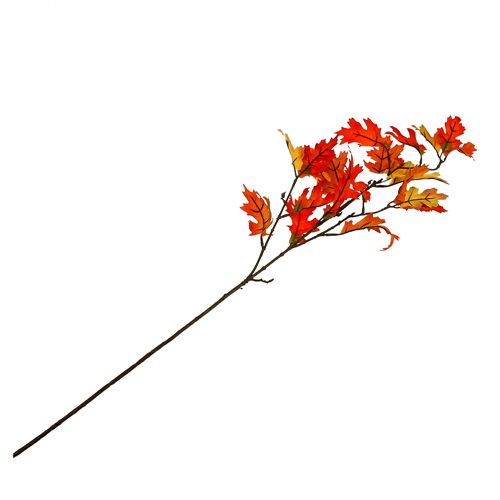 Floristik24 Rama de hoja de roble naranja 84cm