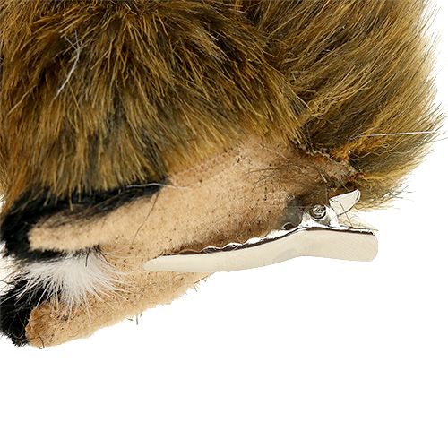 Floristik24 Ardilla en clip 8cm colores surtidos 3 piezas