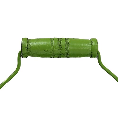 Floristik24 Cubo verde Ø12cm H10cm aspecto antiguo