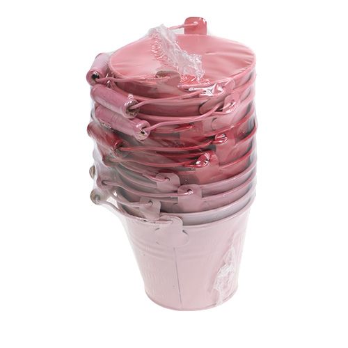 Floristik24 Cubo rosa mix Ø10cm H8cm 10pcs
