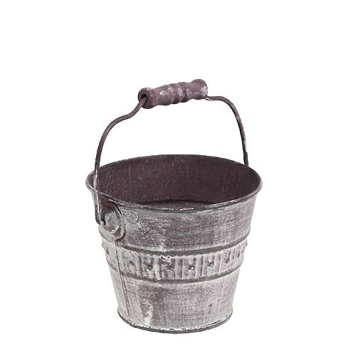 Cubo zinc Ø12cm H10cm Morado lavado84650 , comprar barato
