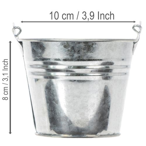Cubo de Ø10 cm de diámetro y 8