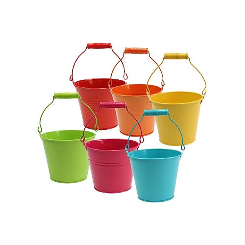 Cubos de metal, surtidos Ø10cm H8cm 10 piezas