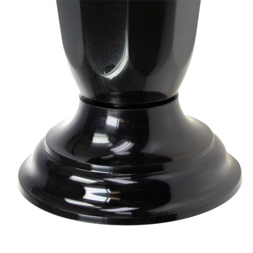 Artículo Jarrón de ajuste Szwed negro Ø23cm 1ud