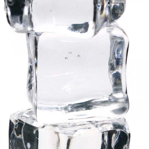 Floristik24 Cubitos de hielo decorativos, decoración de verano, hielo artificial 3cm 6uds