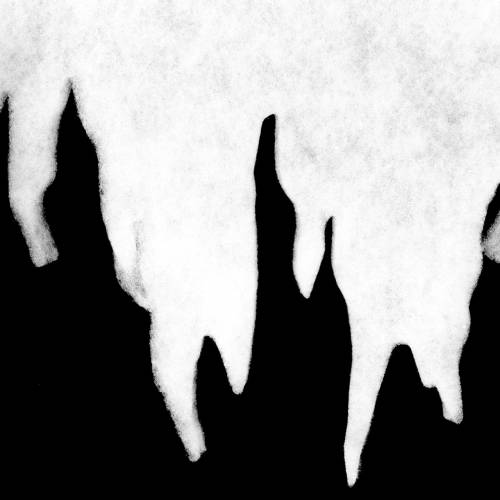 Floristik24 Guirnalda carámbano blanco 5m x 33cm