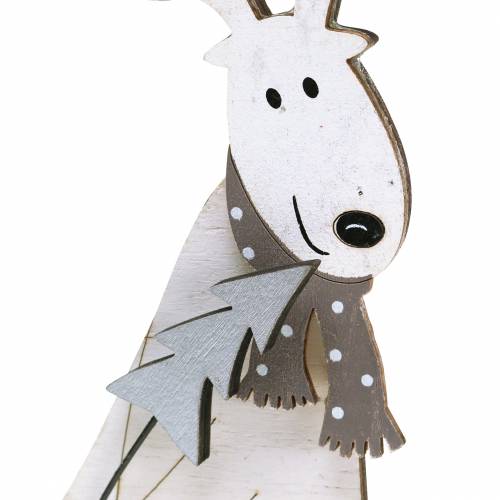 Floristik24 Decoración navideña Elk 27,5cm 2pcs