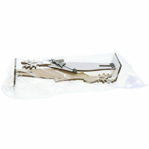 Floristik24 Decoración navideña Elk 27,5cm 2pcs