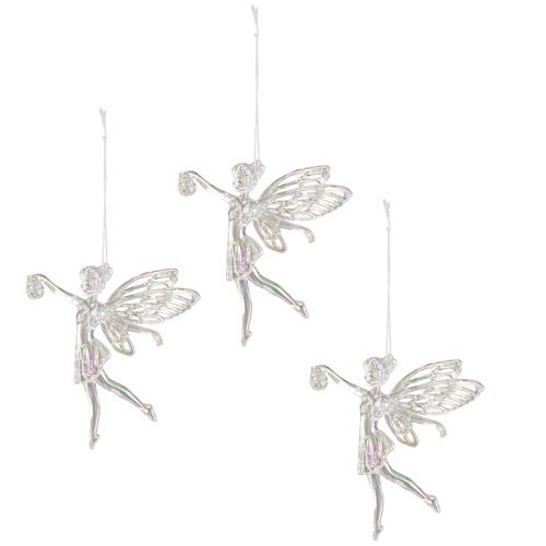 Artículo Elfos decoracion acrilico elfos navideños transparente 11cmx12cm 3uds