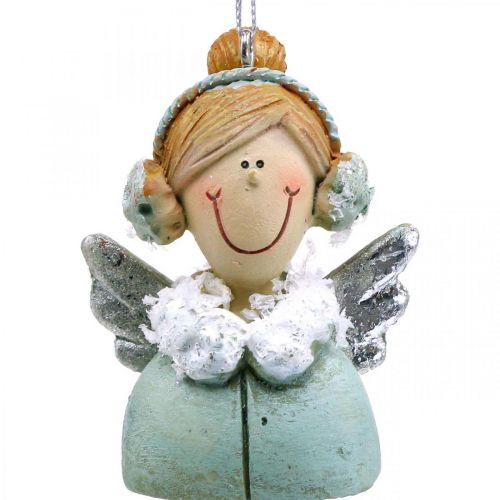 Floristik24 Colgante de ángel decoración del árbol del ángel de Navidad H5,5 cm 8 piezas