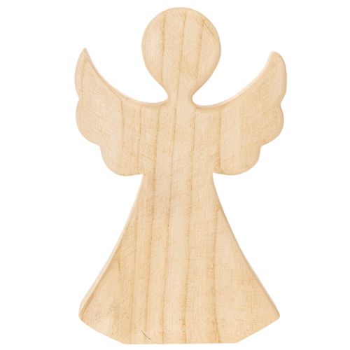 Ángel decorativo de madera,