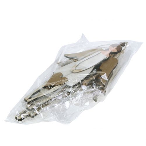 Floristik24 Angel crema para colgar 20,5cm 4uds