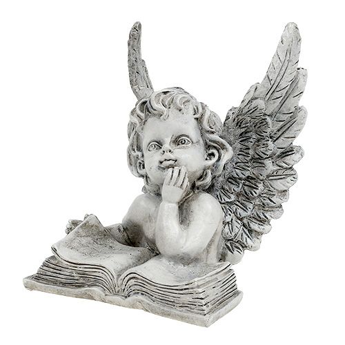 Floristik24 Angel con libro 14,5cm 1 pieza