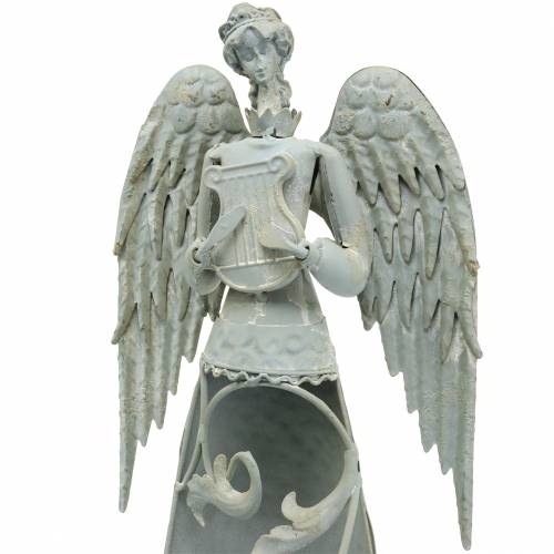Floristik24 Ángel decorativo metal 58cm