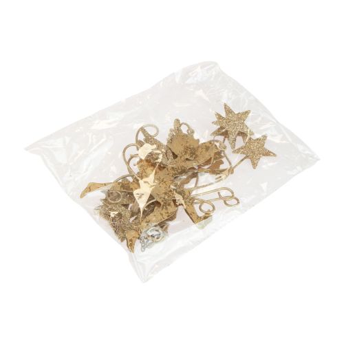 Artículo Ángel colgante estrella decoración navideña para colgar H28cm 3 piezas