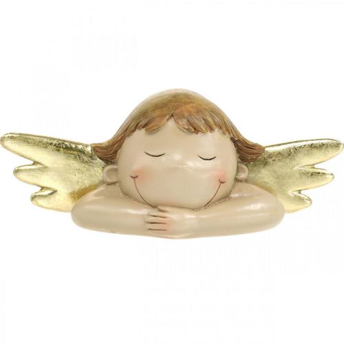 Floristik24 Figura de ángel decorativa Decoración de mesa navideña 22,5 × 9,5 × 9 cm