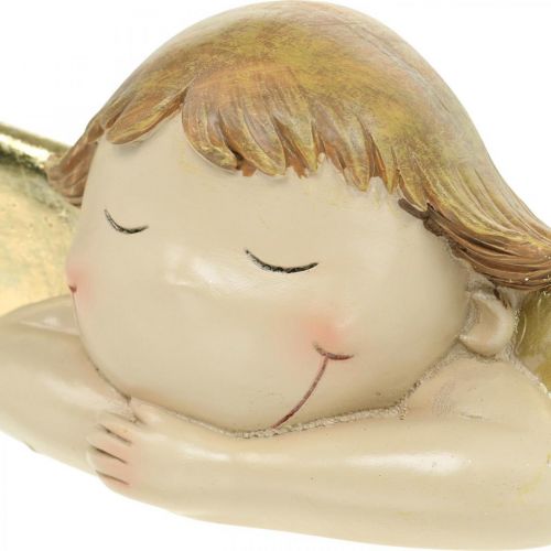Floristik24 Figura de ángel decorativa Decoración de mesa navideña 22,5 × 9,5 × 9 cm
