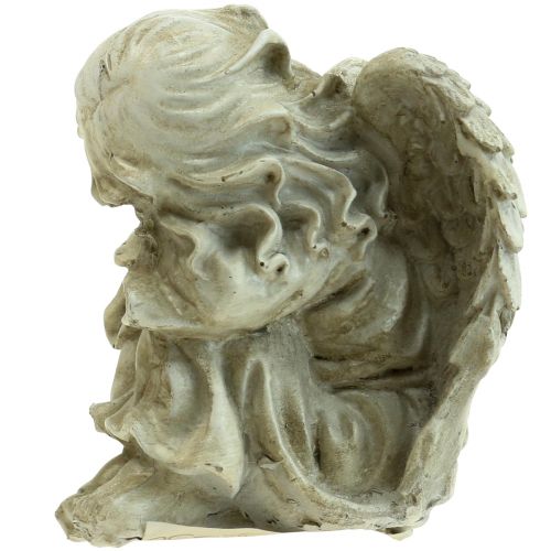 Artículo Ángel para la Tumba Crema Tumba Ángel Ángel Durmiente 6×5.5×8cm