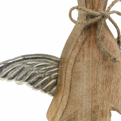 Artículo Decoración navideña deco angel wood H43cm