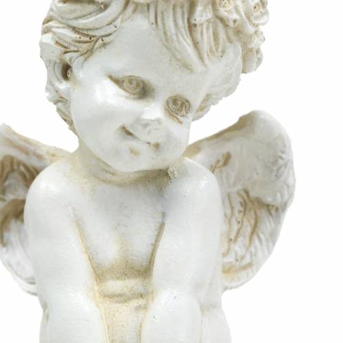 Floristik24 Asiento con borde de ángel H13cm 3 piezas