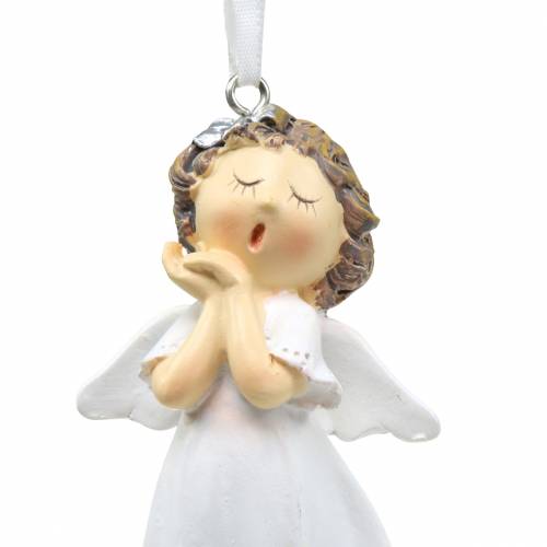 Floristik24 Decoración del árbol de navidad Angel 9cm 2St