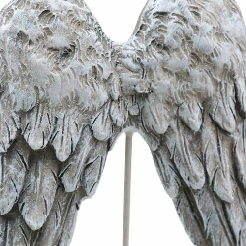 Floristik24 Plug decorativo alas de angel 10cm 3uds