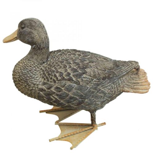 Floristik24 Pato figura de jardín figura decorativa Pato figura de pie H18cm