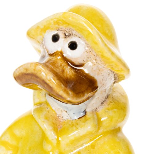 Artículo Figuras de pato, figuras de cerámica impermeables para una divertida decoración de balcones y jardines, 11 cm, 4 piezas
