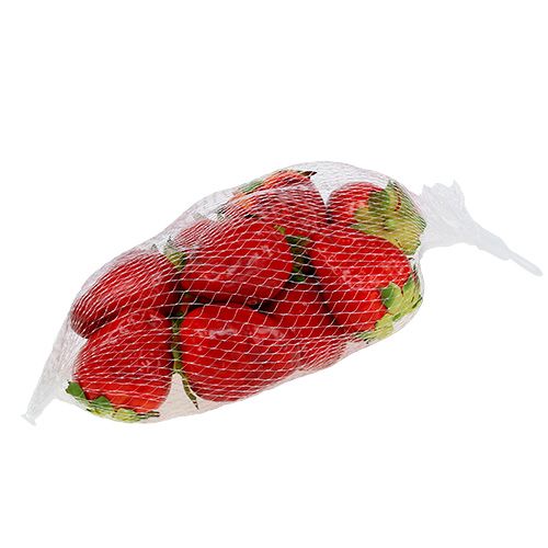 Artículo Rojo fresa 5cm en red 12pcs