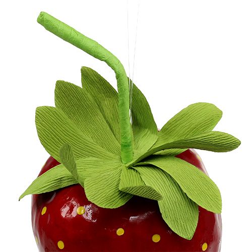 Floristik24 Fresa artificial 18cm rojo 1pc