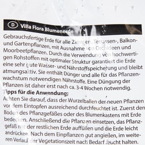 Artículo Sustrato para macetas Villa Flora 18L