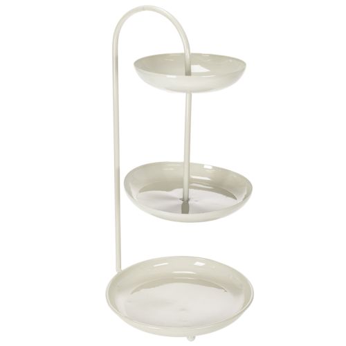 Floristik24 Decoración de mesa de tres niveles, ideal para salas de estar, ocasiones, bodas, 55 cm.