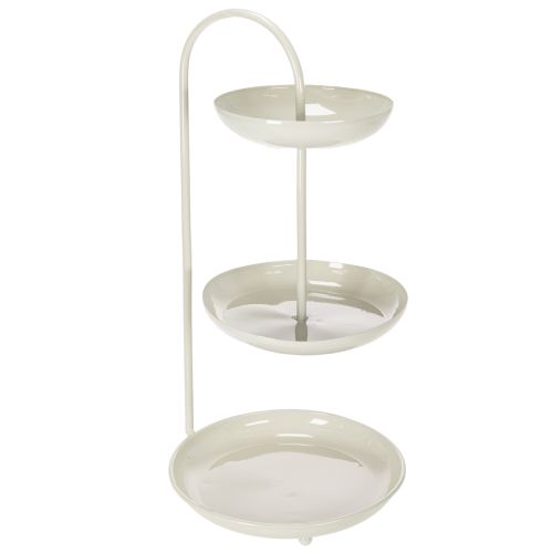 Floristik24 Decoración de mesa de tres niveles, ideal para salas de estar, ocasiones especiales, bodas, 55 cm.