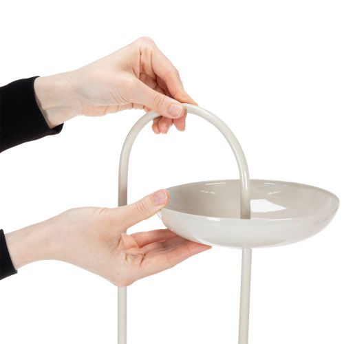 Artículo Decoración de mesa de tres niveles, ideal para salas de estar, ocasiones especiales, bodas, 55 cm.