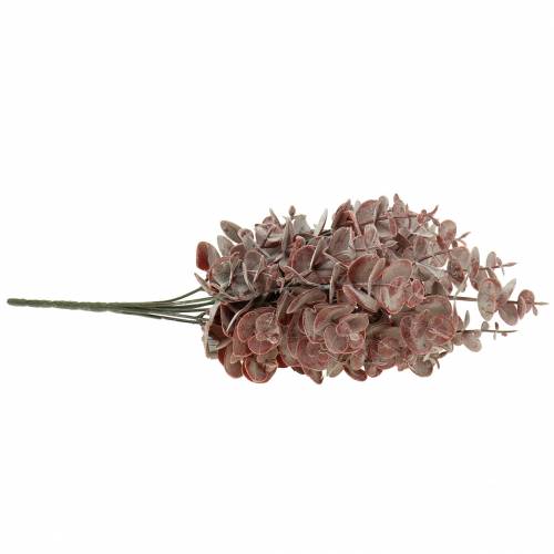 Floristik24 Eucalipto artificial Borgoña 32cm ¡Planta artificial como de verdad!