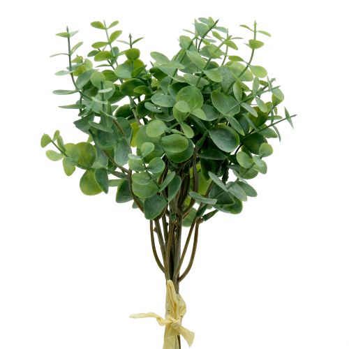 Floristik24 Rama de eucalipto artificial verde 37cm 6pcs