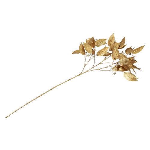 Artículo Lancetas Artificiales Eucalipto Rama Eucalipto Oro 95cm