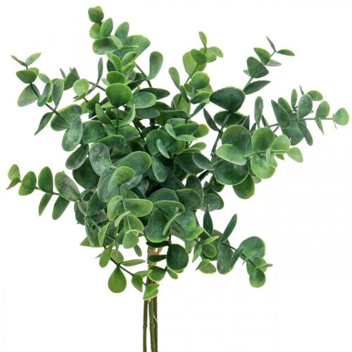 Eucalipto artificial ramas de eucalipto plantas artificiales  38cm 3pcs-08115