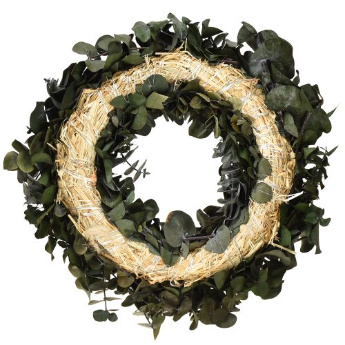 Artículo Corona de eucalipto corona natural eucalipto preservado Ø35cm