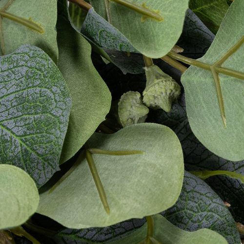 Artículo Flor de eucalipto artificial para decoración de interiores moderna, 85 cm, 3 piezas