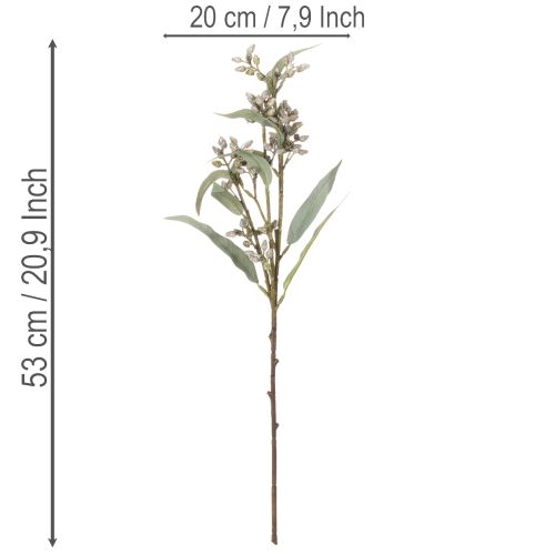 Decoración con ramas de eucalipto artificial, arreglo de ramas, 3 piezas | Floristik24.es