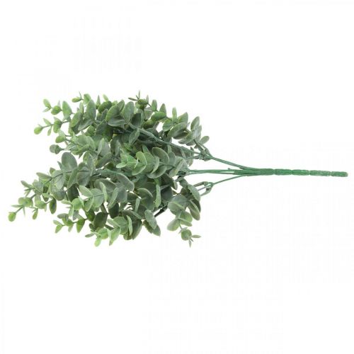 Floristik24 Rama de eucalipto verde decoración de eucalipto artificial en púa 36cm