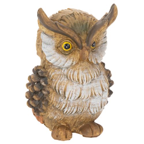 Figura de búho, búho pequeño sentado, decoración, 11 cm