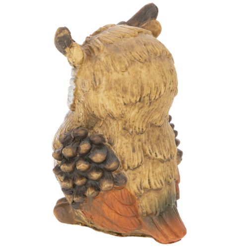 Figura de búho, búho pequeño sentado, decoración, 11 cm | Floristik24.es