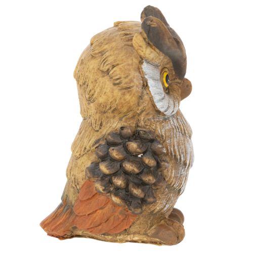 Figura de búho, búho pequeño sentado, decoración, 11 cm | Floristik24.es