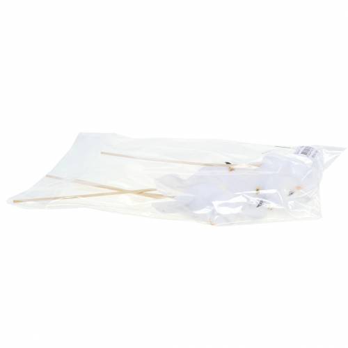 Artículo Deco enchufe Owl White 5cm 4pcs